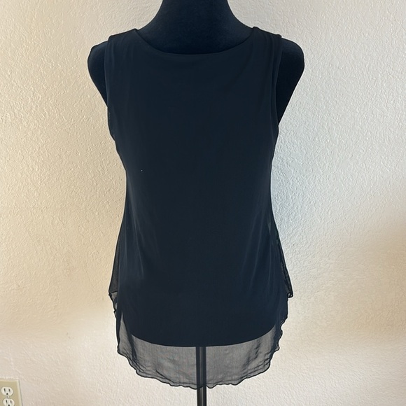 Desigual $150 Mesh Floral Sunflower Sleeveless Top 0013 - Picture 9 of 9